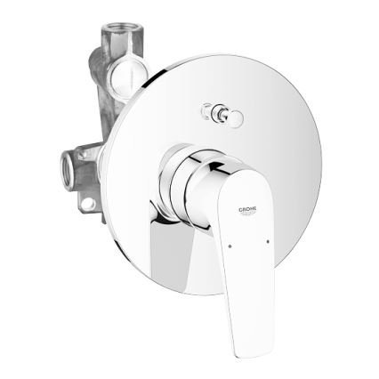 GROHE 29117000 - LINEARE badkarsblandare, polerad krom