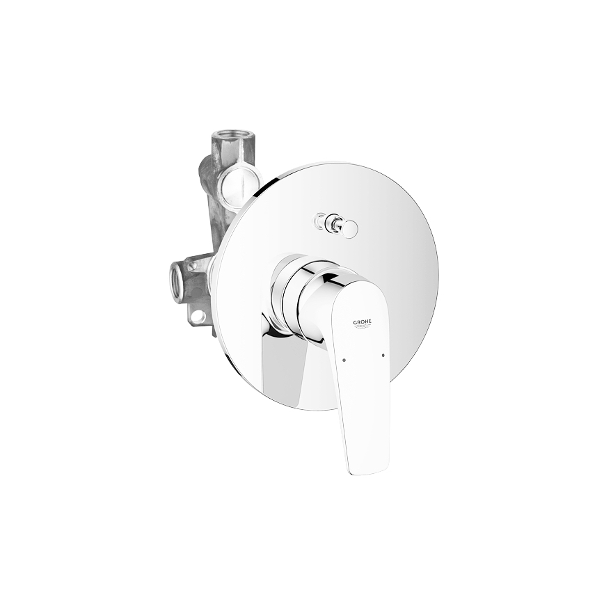 GROHE 29117000 - LINEARE badkarsblandare, polerad krom