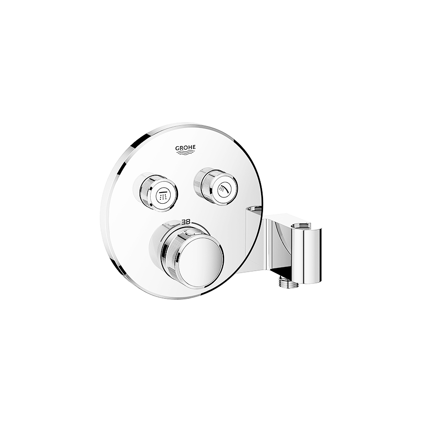 GROHE 29120000 - termostatisk infälld duschblandare GROHTHERM SMARTCONTROL + kromad hållare