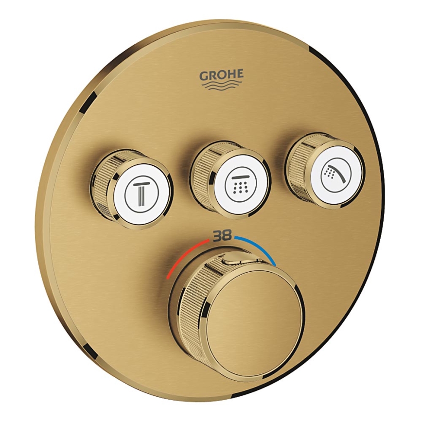 GROHE 29121GN0 - Termostatisk inbyggd duschblandare GROHTHERM SMARTCONTROL, guld