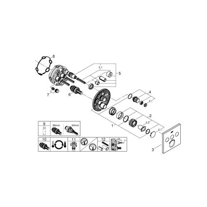 GROHE 29126000 - Termostatblandare GROHTHERM SMARTCONTROL polerad krom