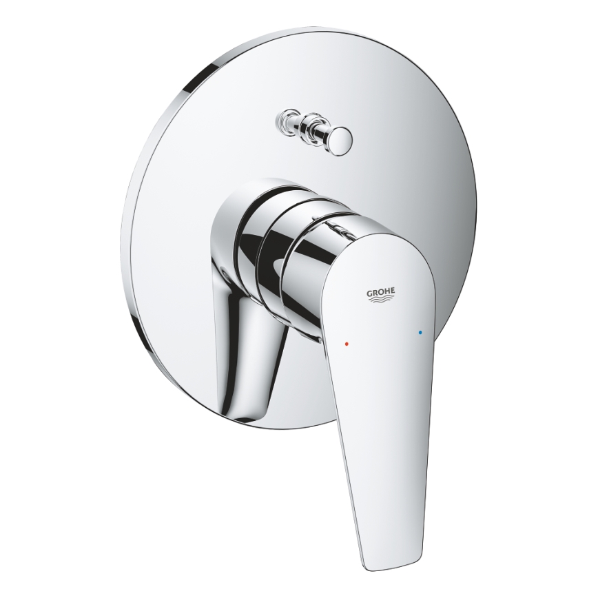 GROHE 29190001 - BAUEDGE badkarsblandare DN 15 polerad krom