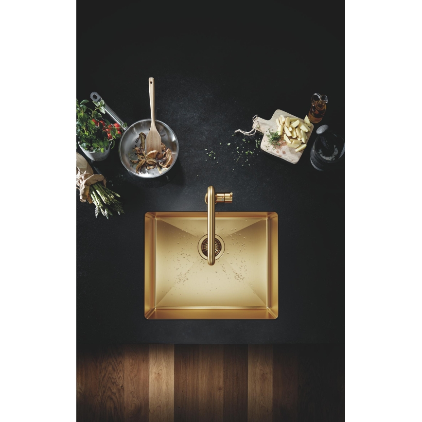 GROHE 30269GN0 - ESSENCE köksblandare, guld