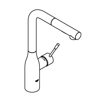 GROHE 30270000 - Köksblandare ESSENCE 348 mm polerad krom