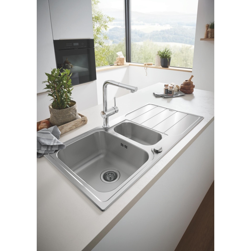 GROHE 30274000 - Diskbänkblandare, L-utlopp, polerad krom