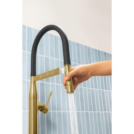 GROHE 30294GN0 - ESSENCE köksblandare i guld