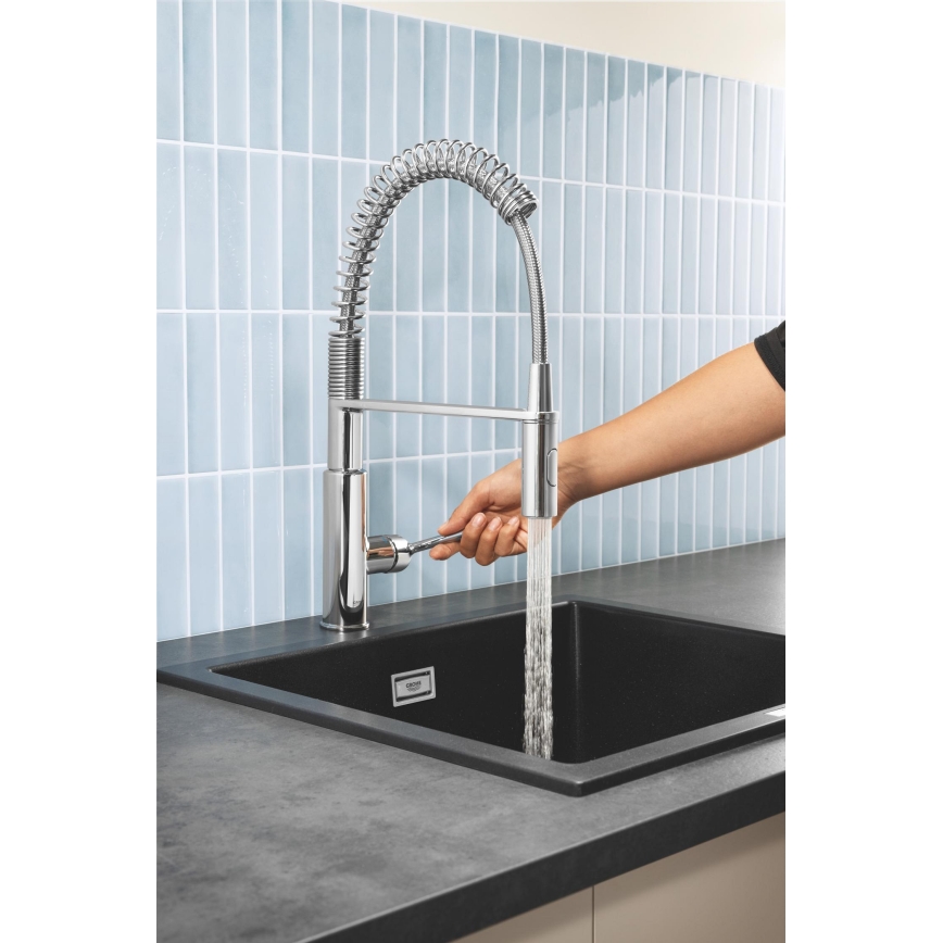 GROHE 30361000 - Köksblandare GET 455 mm, blank krom