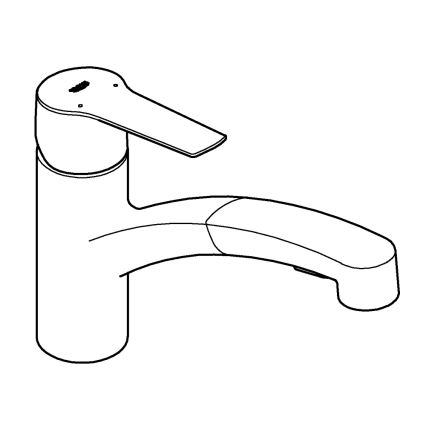 GROHE 30531001 - Köksblandare START 227 mm, blankkrom