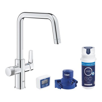 GROHE 30596000 - Köksblandare BLUE PURE med inbyggd filterfunktion, polerad krom