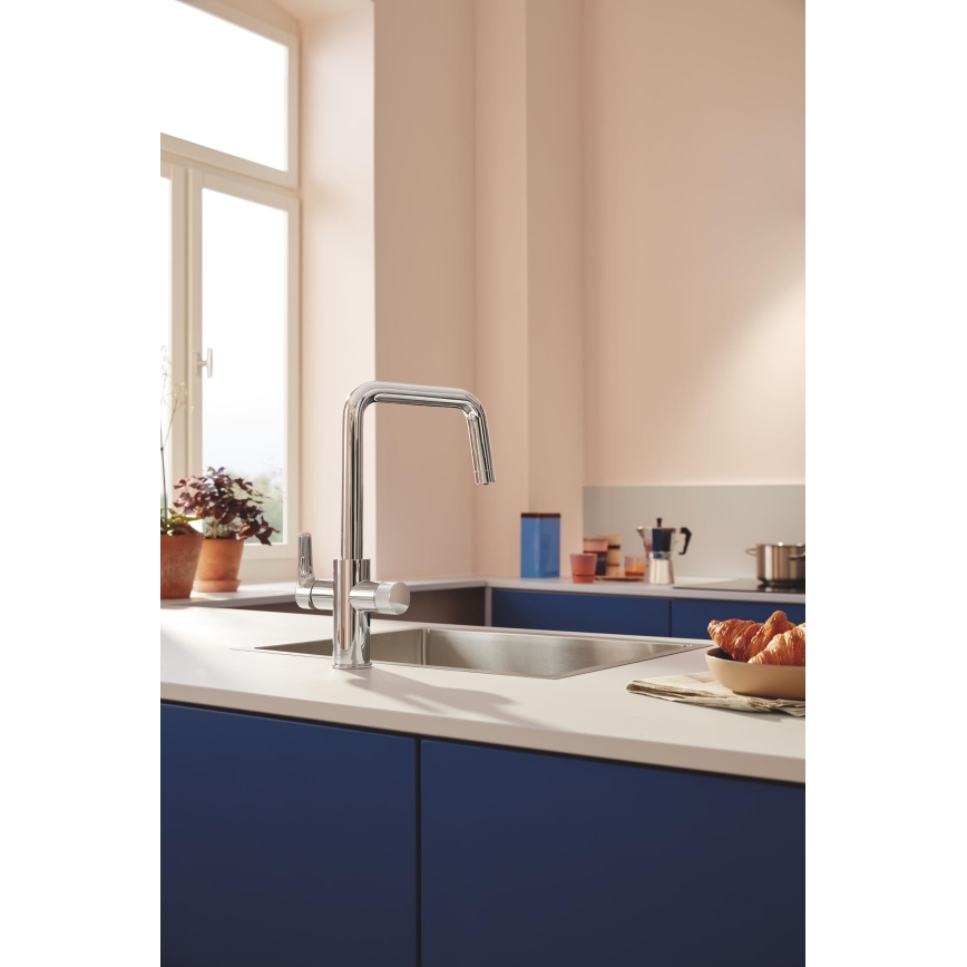 GROHE 30596000 - Köksblandare BLUE PURE med inbyggd filterfunktion, polerad krom