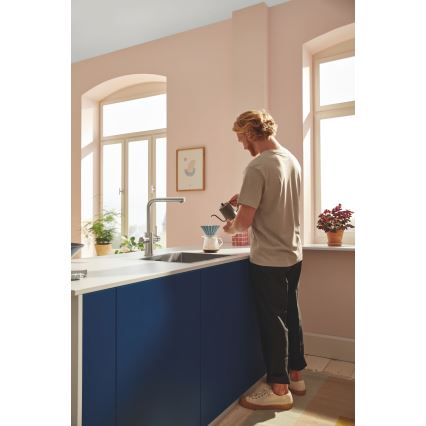 GROHE 30601DC0 - Köksblandare BLUE PURE med utdragbar pip i rostfritt stål