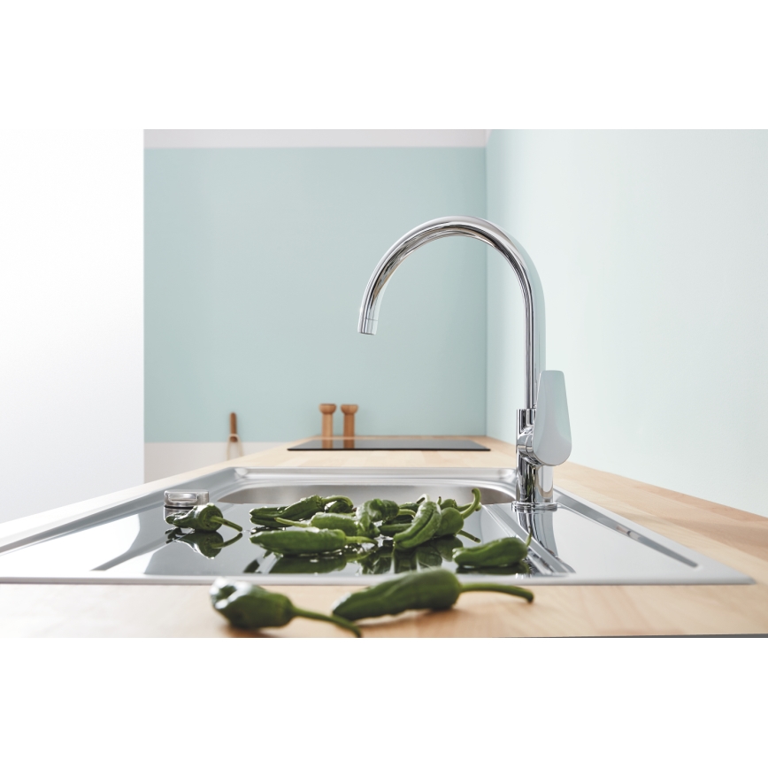 GROHE 31367001 - Köksblandare BAUEDGE 332 mm i blank krom