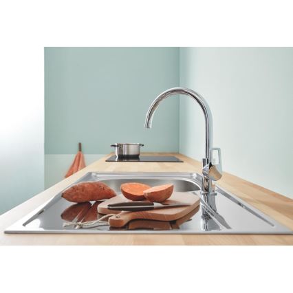 GROHE 31368001 - Köksblandare BAULOOP, polerad krom
