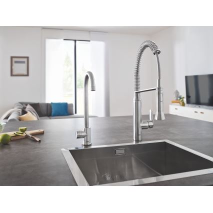 GROHE 31379DC0 - Köksblandare K7 i rostfritt stål