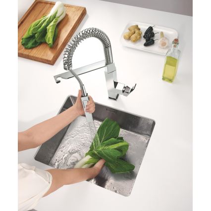 GROHE 31395000 - Köksblandare EUROCUBE 547 mm polerad krom