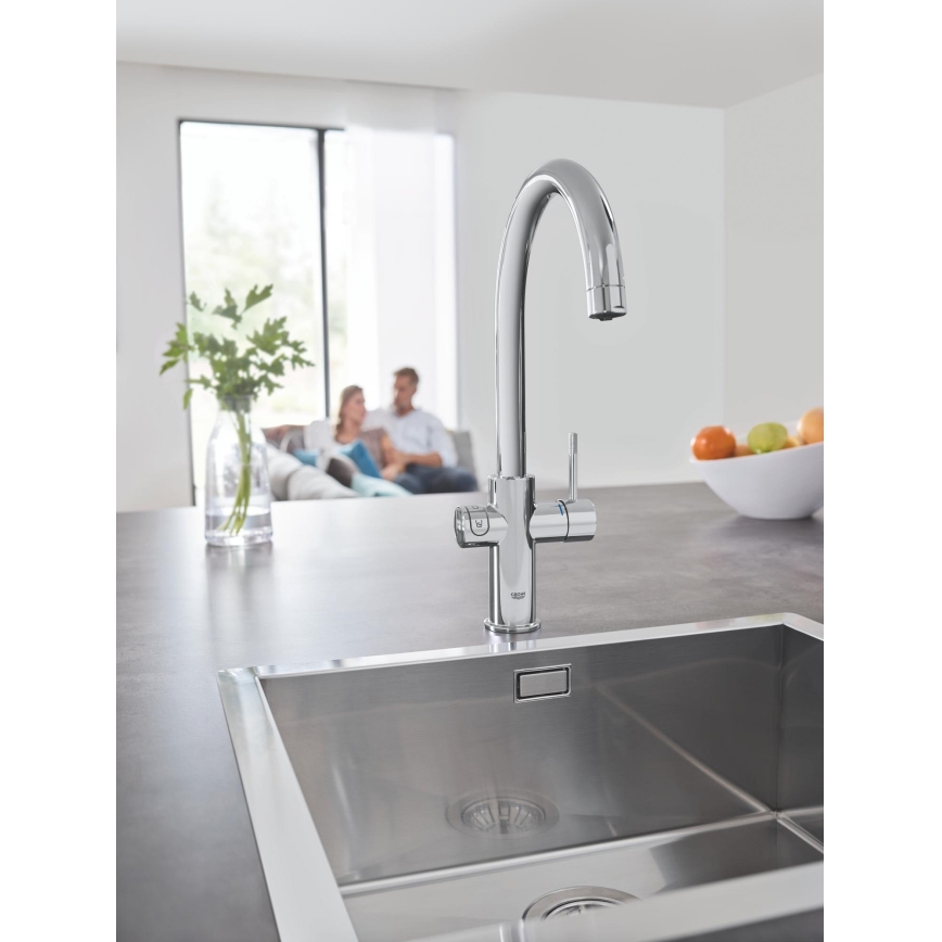 GROHE 31455001 - Köksblandare BLUE HOME polerad krom