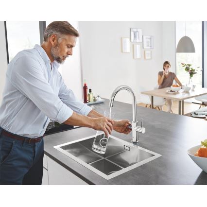 GROHE 31455001 - Köksblandare BLUE HOME polerad krom