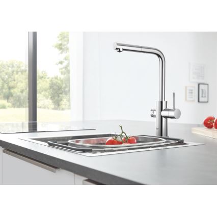 GROHE 31539000 - Köksblandare BLUE HOME L-formad pip polerad krom