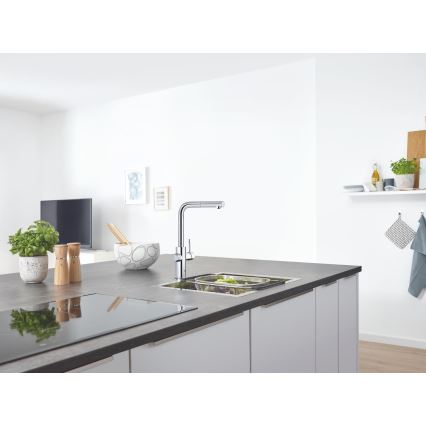 GROHE 31539000 - Köksblandare BLUE HOME L-formad pip polerad krom