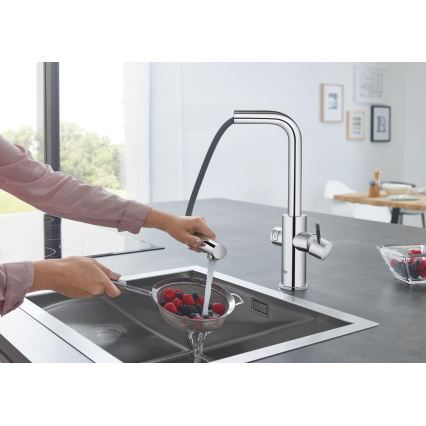GROHE 31539000 - Köksblandare BLUE HOME L-formad pip polerad krom