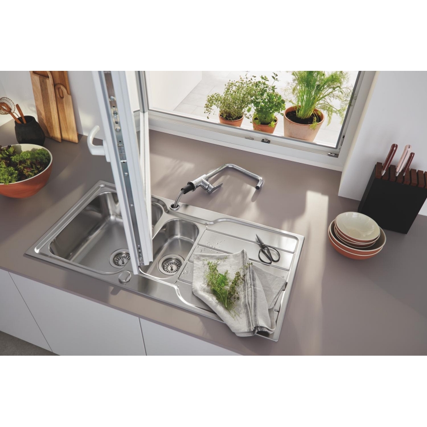 GROHE 31572SD1 - Diskho K500 1000 × 500 mm i rostfritt stål