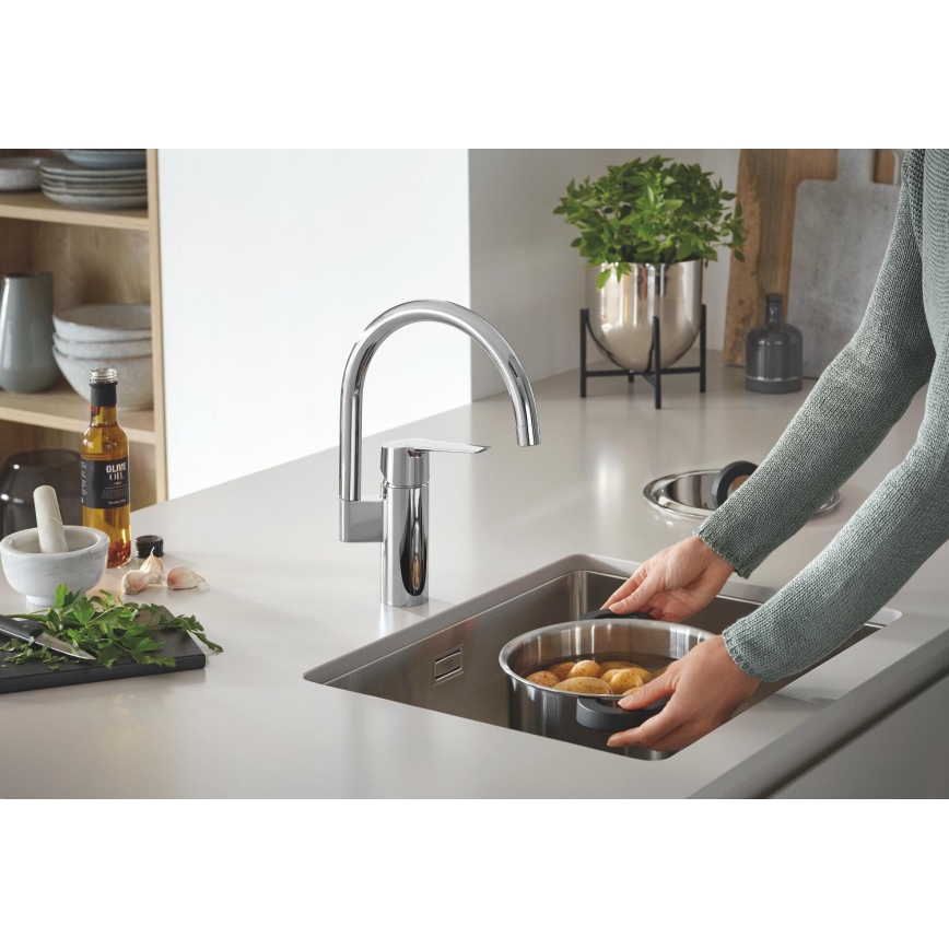 GROHE 31574SD1 - Köksdiskho K700U 550 x 450 mm i rostfritt stål