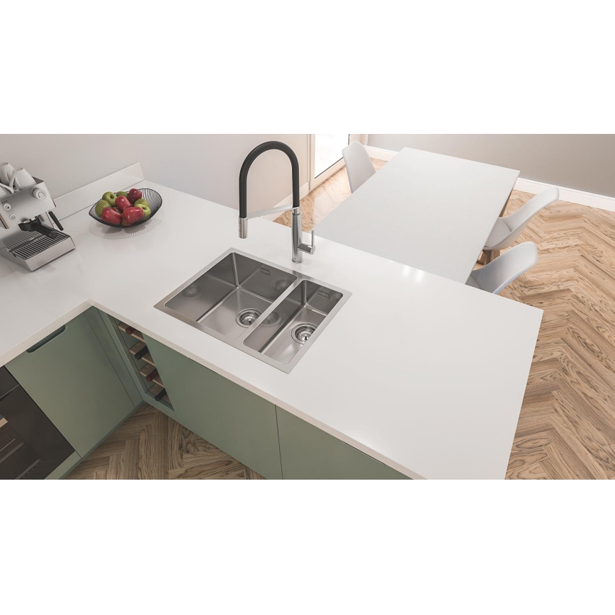 GROHE 31575SD1 - Köksdiskho K700U 760 × 450 mm rostfritt stål