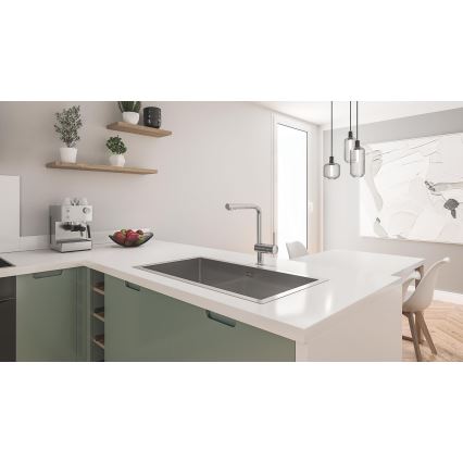 GROHE 31580SD1 - Köksdiskho K700 864 × 464 mm i rostfritt stål