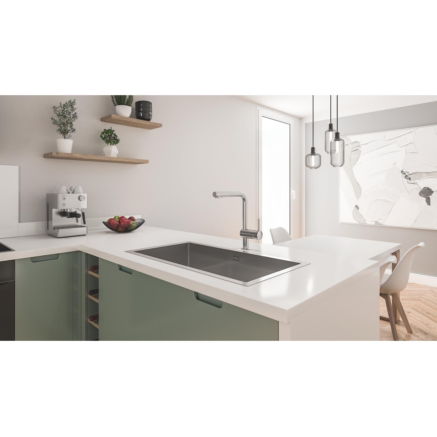 GROHE 31580SD1 - Köksdiskho K700 864 × 464 mm i rostfritt stål