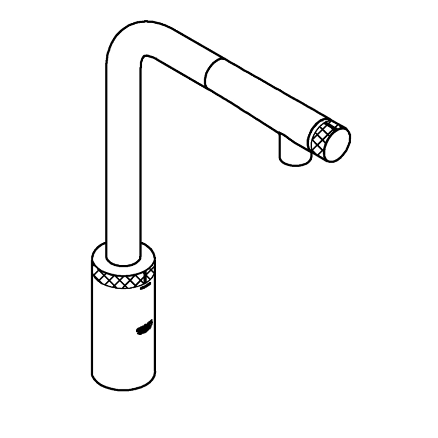 GROHE 31613DC0 - Köksblandare A SmartControl i rostfritt stål