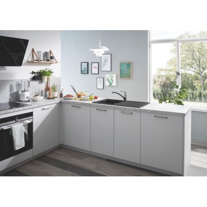 GROHE 31640AP0 - Kompositdiskho K400 860 × 500 mm granit/svart