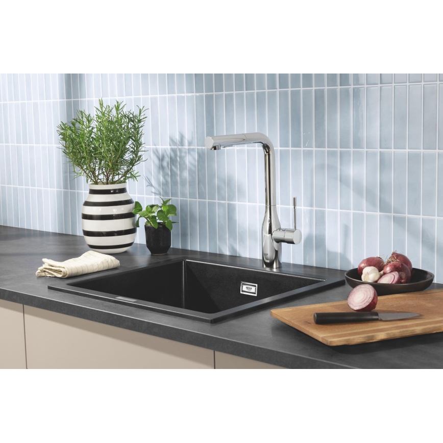 GROHE 31651AP0 - K700 köksdiskho 560 × 510 mm granit/svart