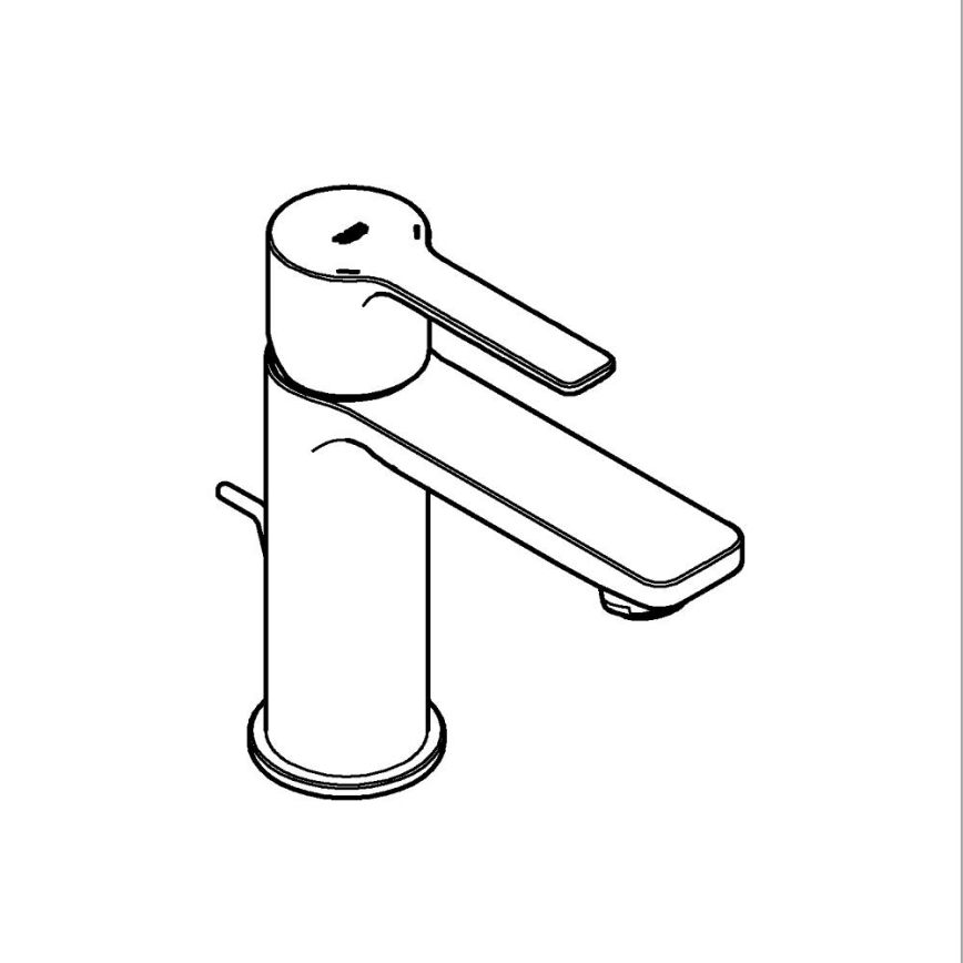 GROHE 32109GL1 - Tvättställsblandare LINEARE, storlek XS, guldfinish