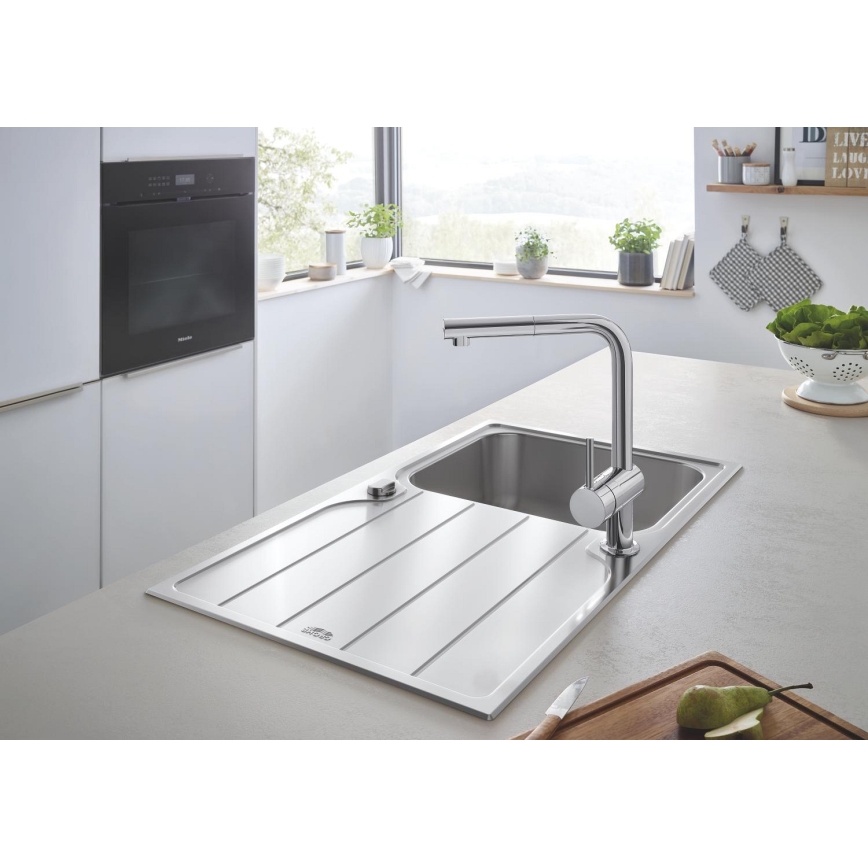 GROHE 32168000 - Köksblandare A i blank krom