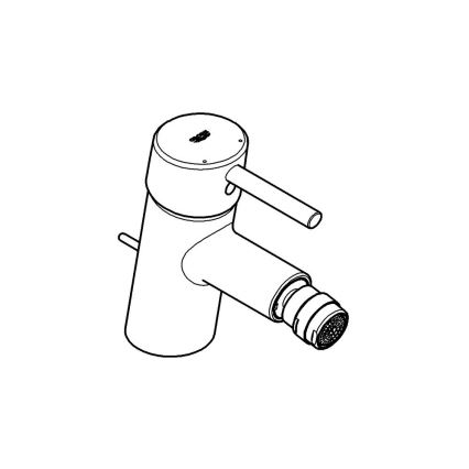 GROHE 32208001 - Bidéblandare CONCETTO DN 15 polerad krom