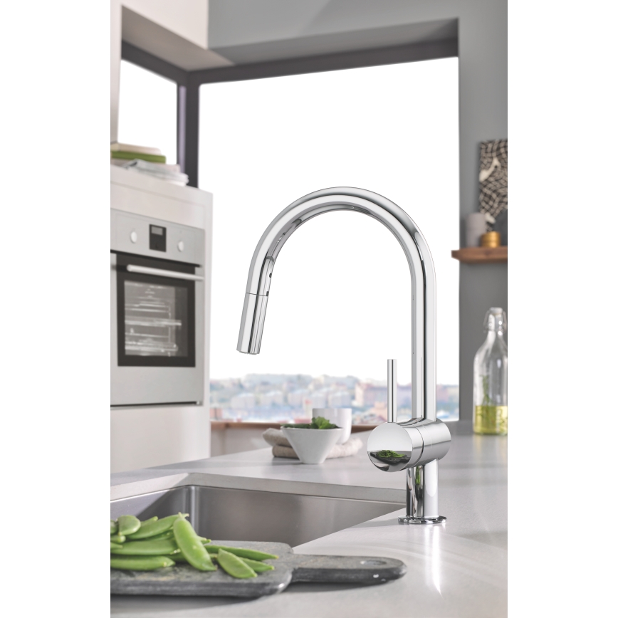 GROHE 32321002 - Köksblandare A i blank krom