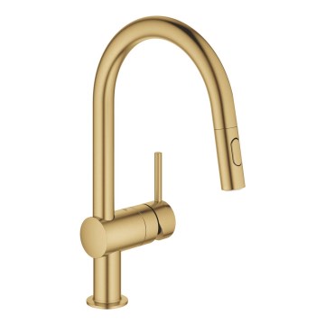 GROHE 32321GN2 - EUROCUBE köksblandare i guld