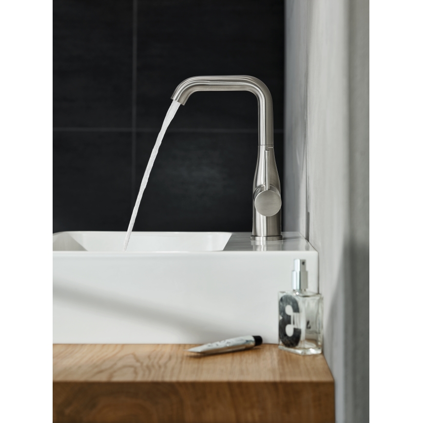 GROHE 32628DC1 - Tvättställsblandare ESSENCE, storlek L, i rostfritt stål