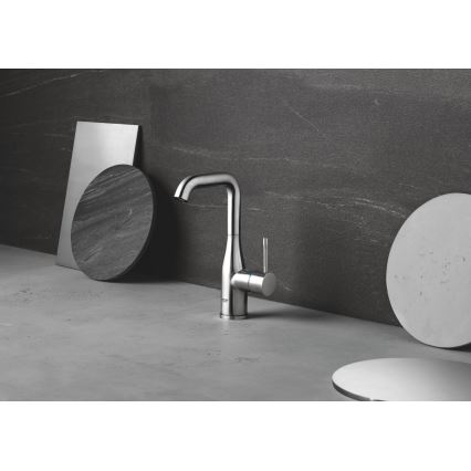 GROHE 32628DC1 - Tvättställsblandare ESSENCE, storlek L, i rostfritt stål