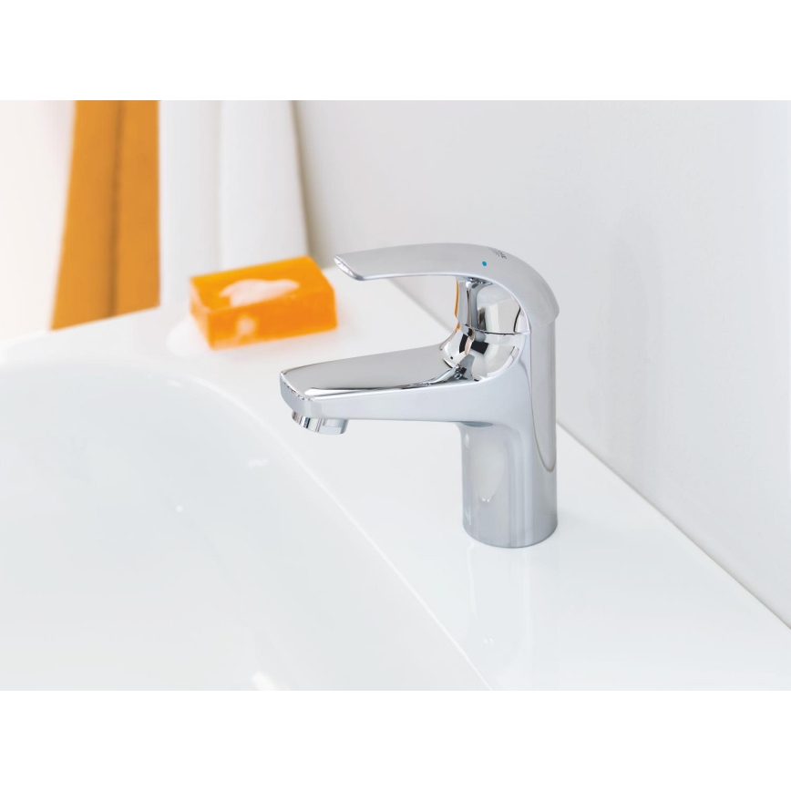 GROHE 32848000 - Tvättställsblandare BAUCURVE i blank krom