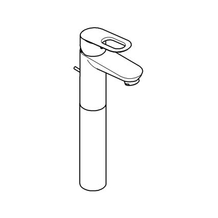 GROHE 32856000 - Tvättställsblandare BAULOOP 12” i polerad krom