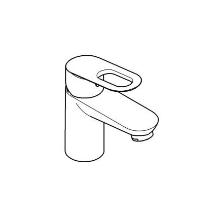 GROHE 32857000 - Stående ventil BAULOOP DN 15, blank krom