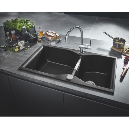 GROHE 32917000 - Diskbänksblandare A 356 mm, polerad krom