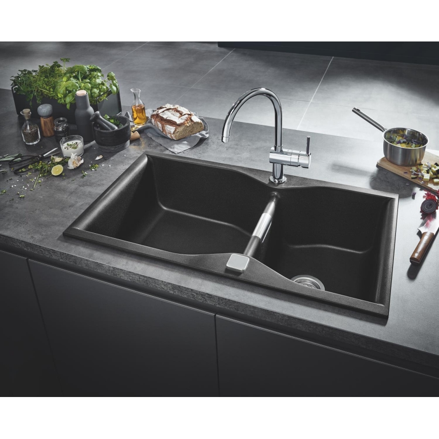 GROHE 32917000 - Diskbänksblandare A 356 mm, polerad krom