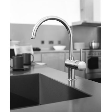 GROHE 32917000 - Diskbänksblandare A 356 mm, polerad krom