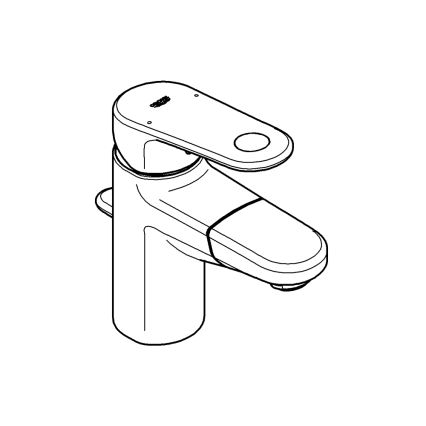 GROHE 33155002 - Tvättställsblandare EUROPLUS DN 15 polerad krom