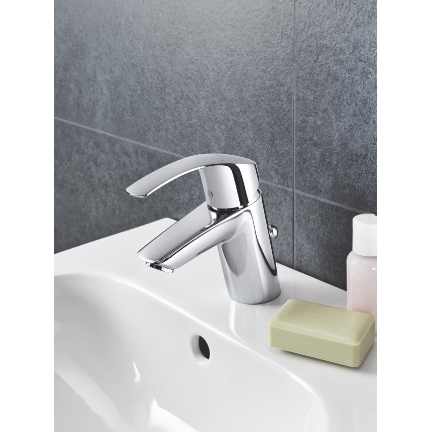 GROHE 33265002 - Tvättställsblandare EUROSMART DN 15, storlek S, blank krom
