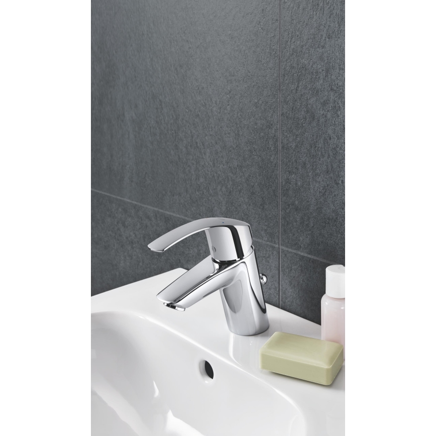 GROHE 33265002 - Tvättställsblandare EUROSMART DN 15, storlek S, blank krom