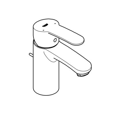 GROHE 3355220E - Tvättställsblandare EUROSTYLE COSMOPOLITAN, storlek S, krom