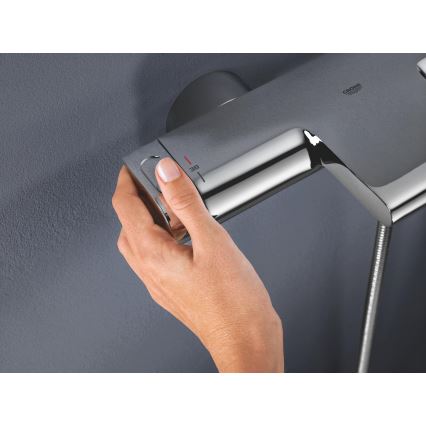 GROHE 34174001 - Termostatisk badkarsblandare GROHTHERM 2000 172 mm blank krom